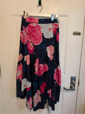 Eliza J Hi-low maxi skirt